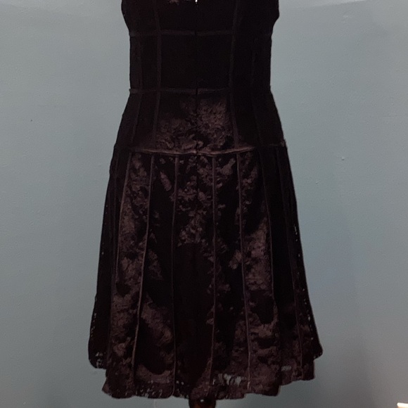 Ann Taylor Black Sleeveless Square Neck Mini Sundress - Picture 8 of 16